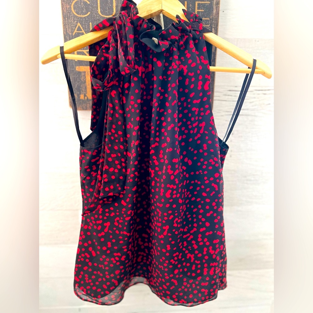 Michael Kors Sleeveless Silk Top
